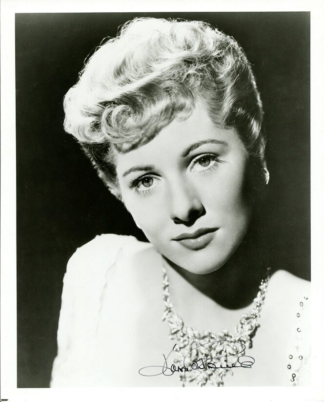 Elegant JOAN FONTAINE Signed Photo Poster painting