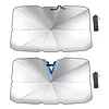 Car Windshield Sun Shade Foldable Umbrella UV Protection 55x31in