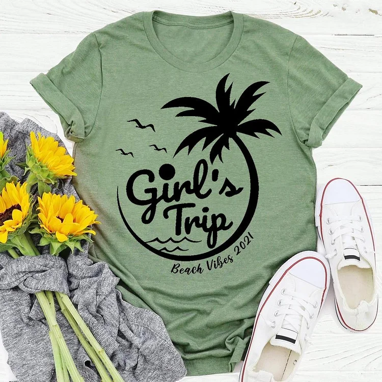 girl's trip summer life T-shirt Tee - 01522