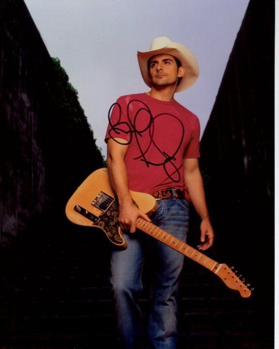 BRAD PAISLEY Signed Autographed Photo Poster painting