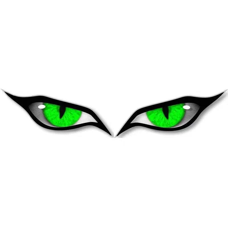 Car modification rearview mirror beast eye sticker