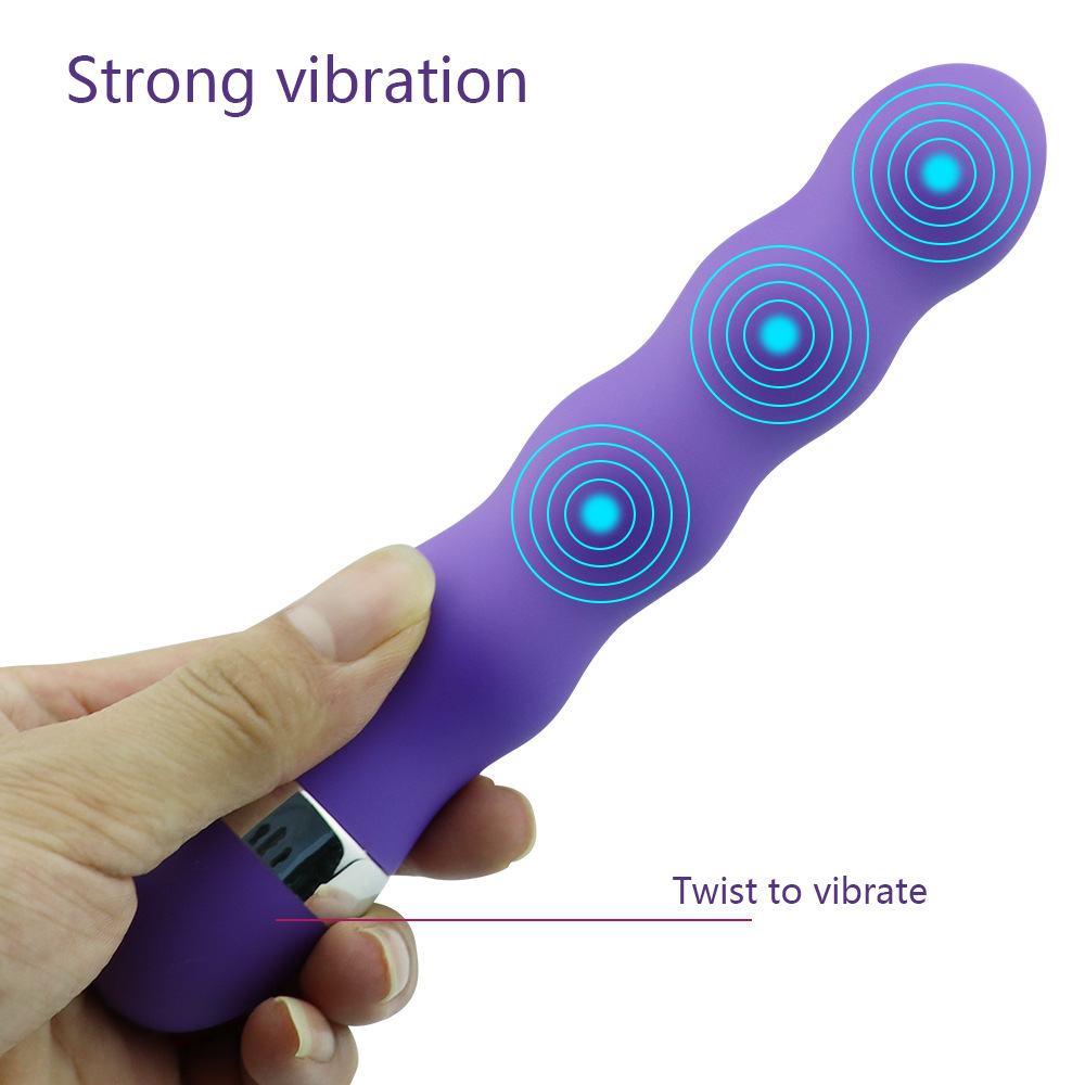 Multi-speed G Spot Vagina Clitoris Anal Plug Dildo Vibrator