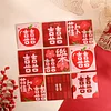 10PCS Cute Pink Red Chinese Wedding Square Packet Envelope