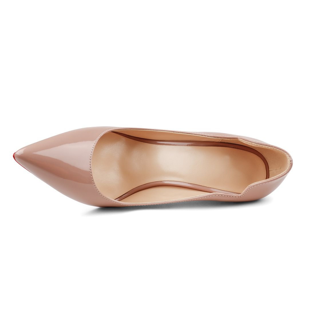 Classic Women's Red Bottom High Heels for Party Wedding Pumps-MERUMOTE