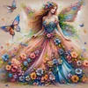 (Multi-Style) Butterfly Fairy-11CT/14CT Stamped Cross Stitch