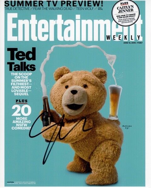 Seth Macfarlane Signed - Autographed TED 8x10 inch Photo Poster painting with Certificate