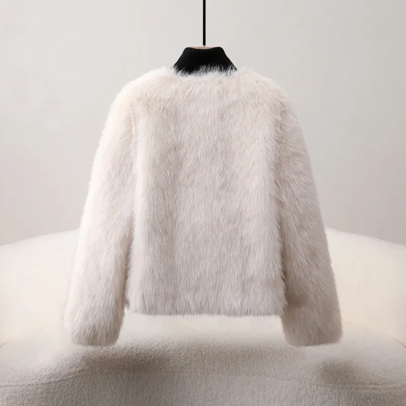 Women's Plush Tailored Coat &ndash; Elegant Everyday Winter Warmth &ndash; view 2
