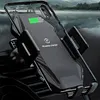 Wireless Car Charger Cell Phone Stand 15W Fast Charging for iPhone 15 Galaxy S23