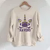 Glitter Unicorn Baltimore Ravens Sweatshirt