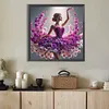 Jupe fleur fille - perceuse ronde peinture diamant - 40*40cm
