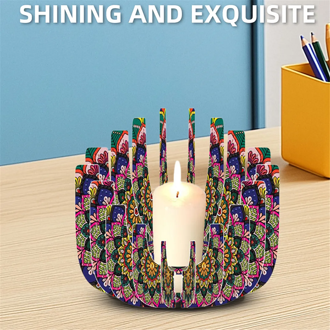 DIY Diamond Art Painting Kits of Candle Holder for Aromatherapy & Home Decor