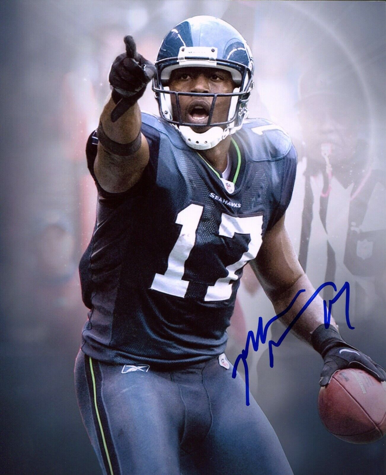 Mike Williams Seattle Seahawks Autographed Signed 8x10 Photo Poster painting CFS Holo COA