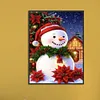 Diamond Painting -DIY Round Drill Christmas Snowman