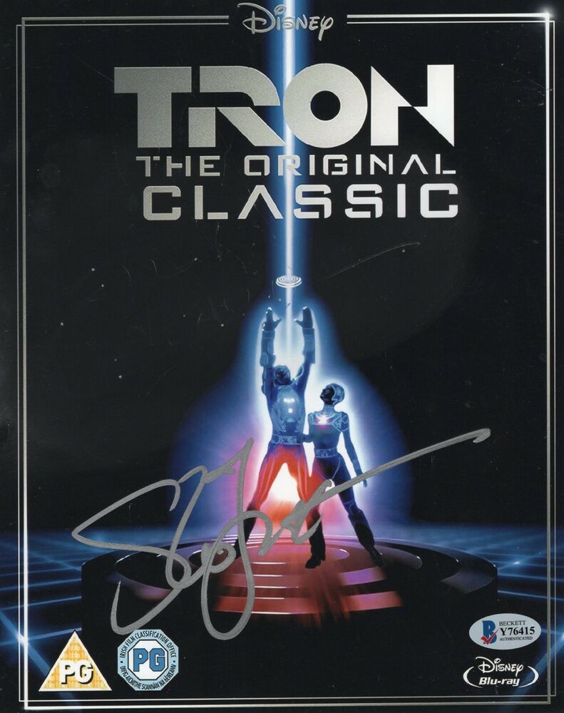 Steven Lisberger Tron Original Movie Signed 8x10 Photo Poster painting w/Beckett Y76415