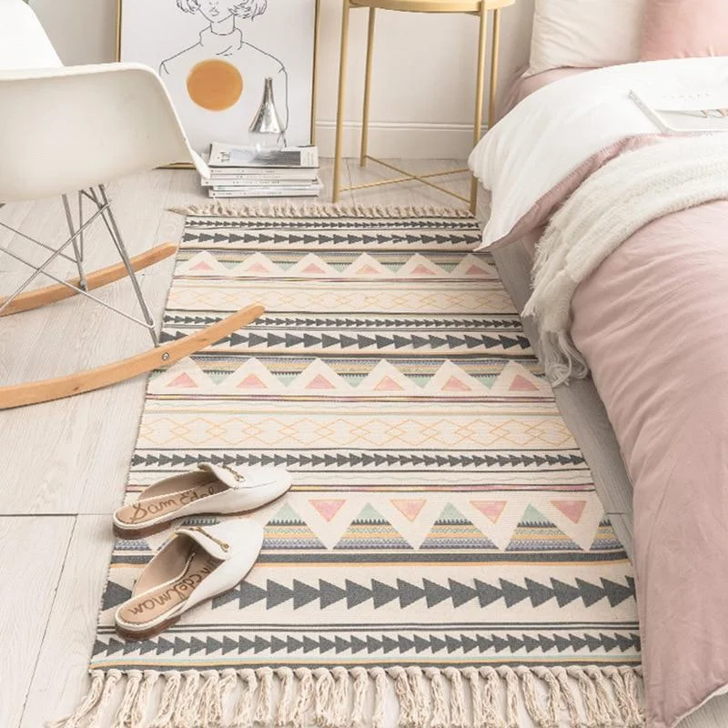 Tassel Woven Carpet Rug