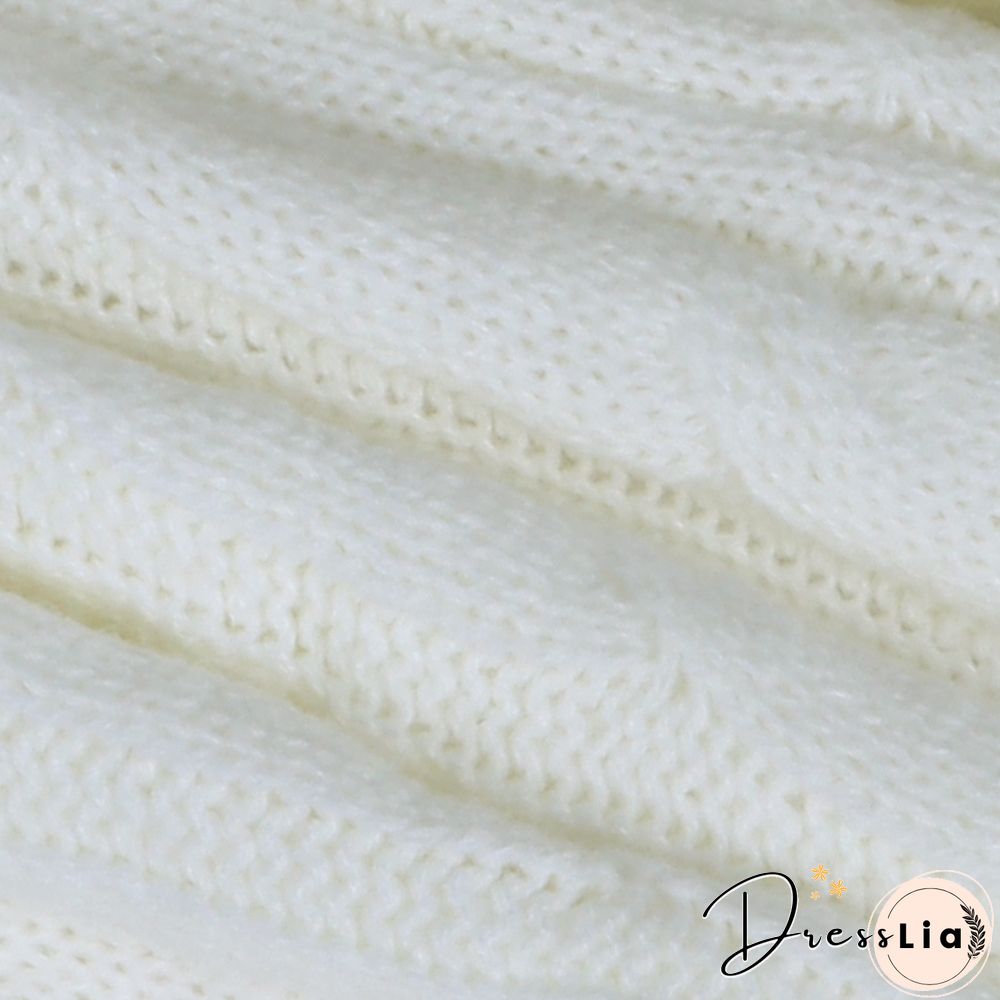 Solid Color Turtleneck Bat Sleeve Sweater Crop Top