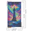Leuchtturm - runder Bohrer Diamantmalerei - 40 * 70 cm (große Größe)