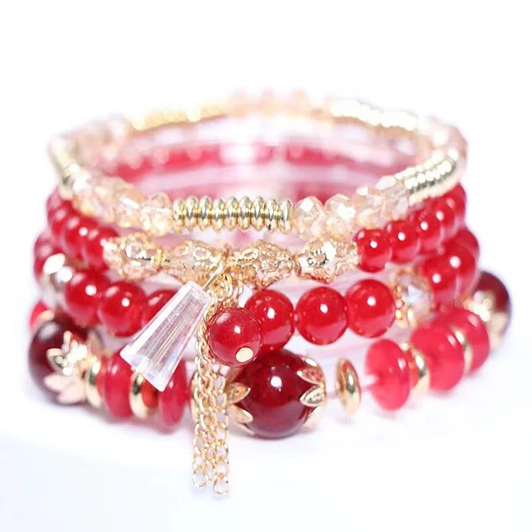 Bohemian Multi-layer crystal Temperament Bracelet