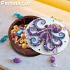 DIY Purple Octopus Diamond Painting Snack Box Kit Art Decor for Handmade Decor