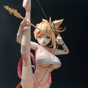Pornhint Genshin Impact Yoimiya Papercraft figure, Digital, PDF Template, DIY, A4, 1:6 Figure [NSFW] NSFW