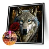 Diamond Painting-DIY Full Round Drill Wolf(40*40CM)