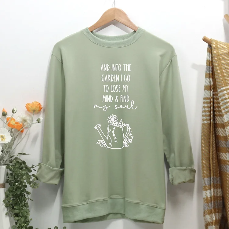 I Go To Lose My Mind And Find My Soul Book Lovers Women Casual Sweatshirt