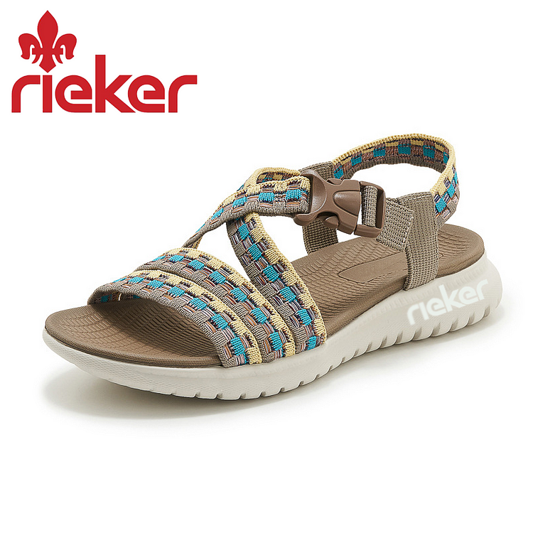 RIEKER® wygodne sportowe buty plażowe z tkaniny latającej