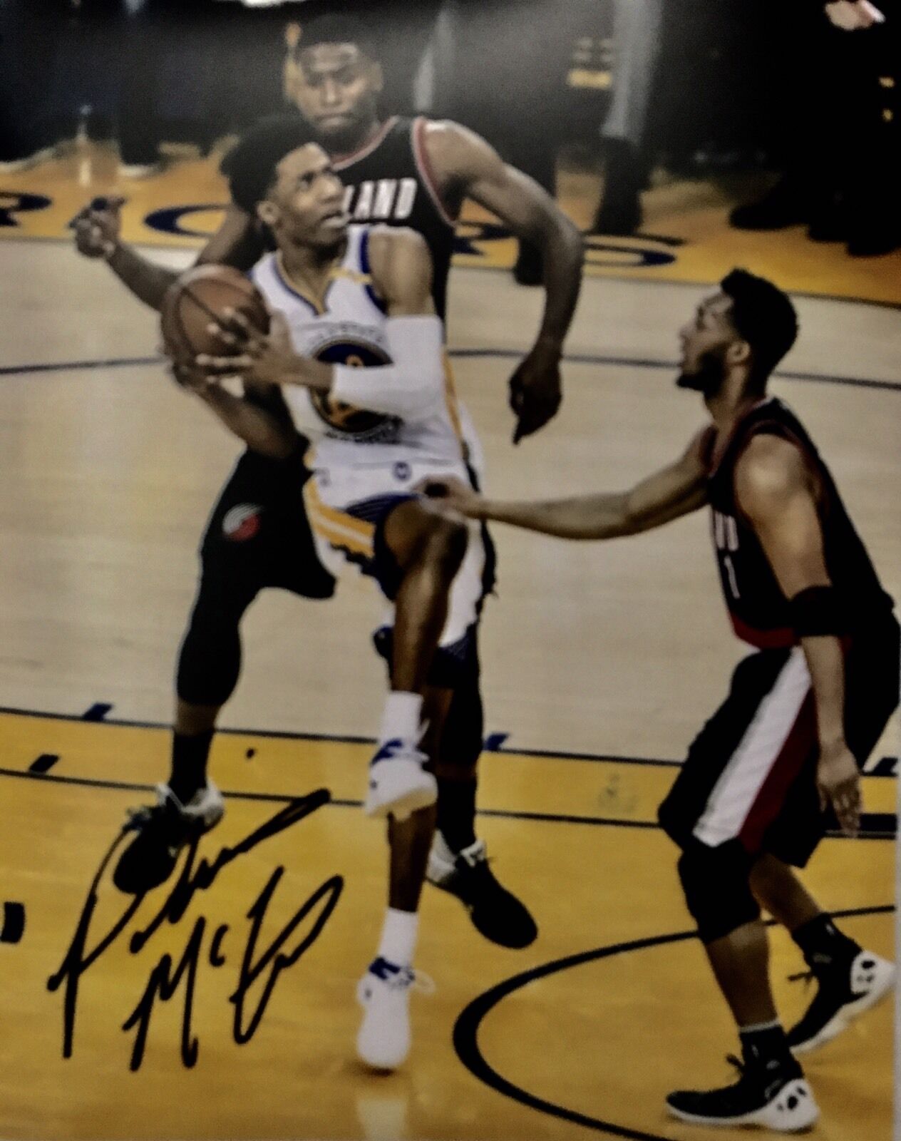 Patrick McCall Signed Autographed 8x10 Photo Poster painting Golden State Warriors NBA Champs