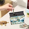 Diamond Painting Piggy Bank DIY Rhinestone Art Change Holder Money Saving Box Kits
