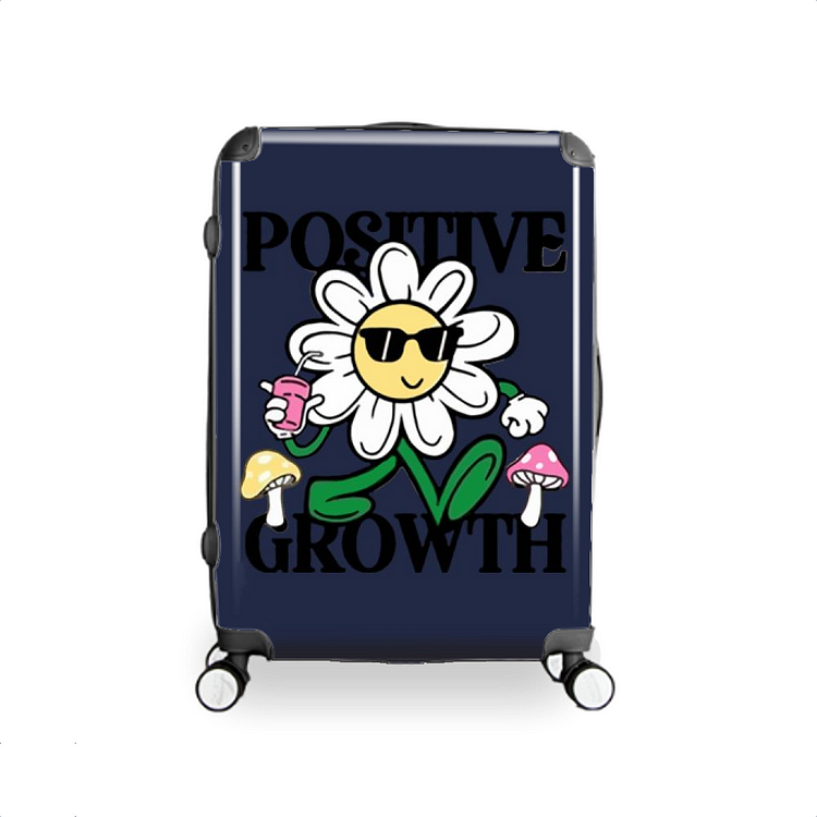 Positive Growth, Flower Hardside Luggage