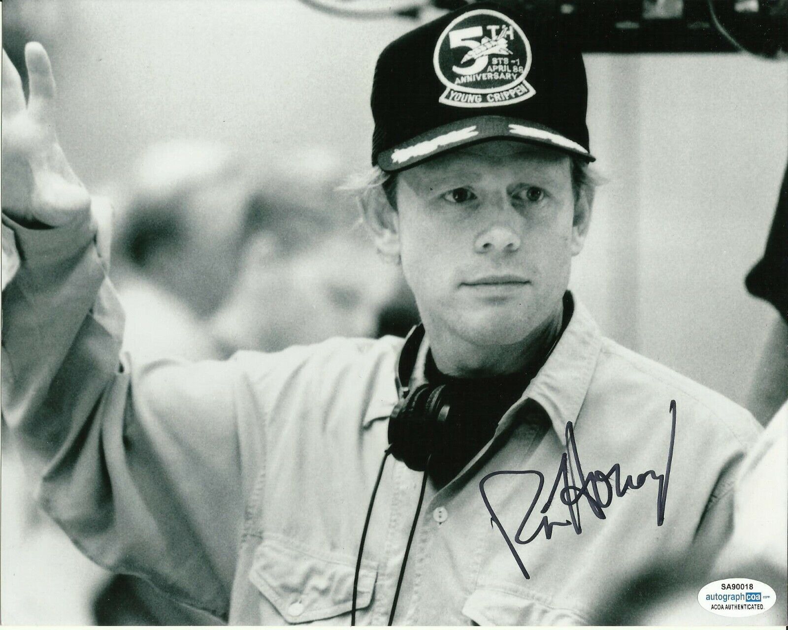 RON HOWARD SIGNED DIRECTING Photo Poster painting UACC REG 242 (2) ALSO ACOA CERTIFIED