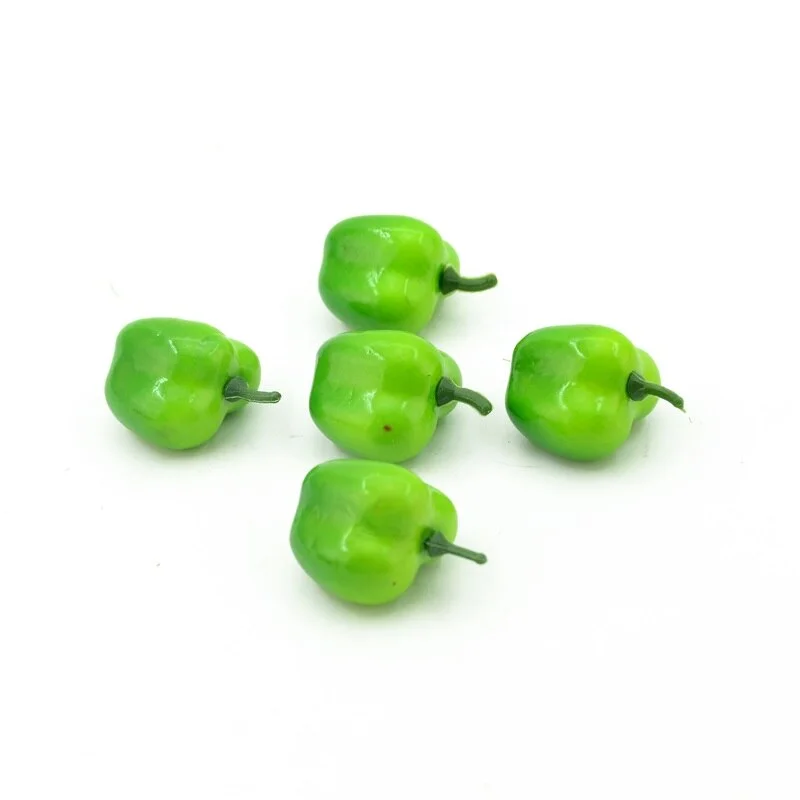 10pcs Artificial Fake Fruits and Vegetables Foam Red Chili For Wedding Decoration Scrapbooking Simulation  Fake Flowers