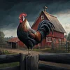 Diamond Painting-DIY Full Round Drill Rooster