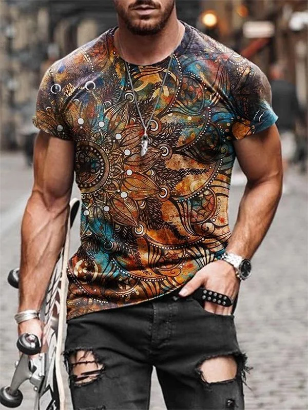 Men's T-shirts with Personalized Design and Digital Printing