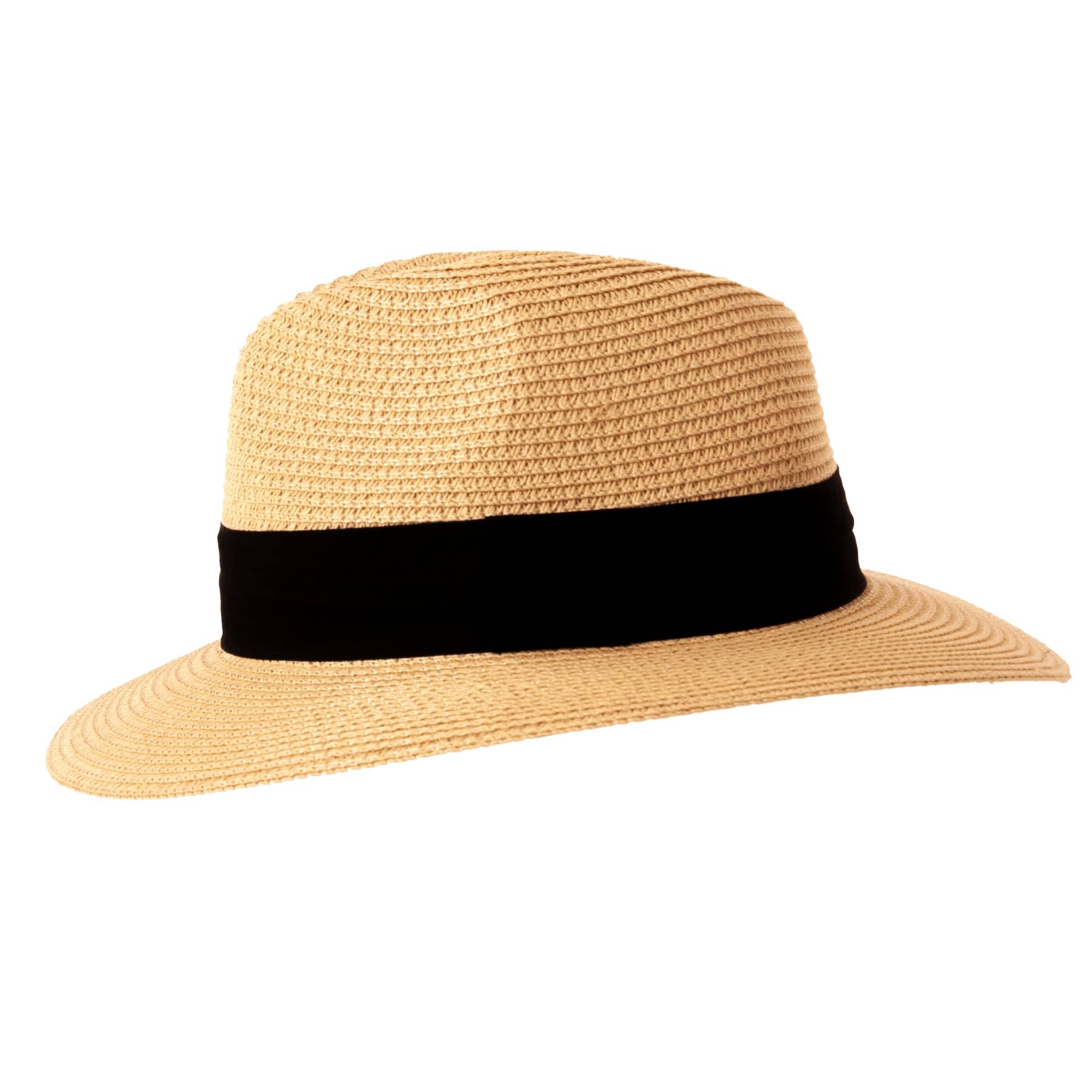 Afternoon Mens Fedora Straw Hat