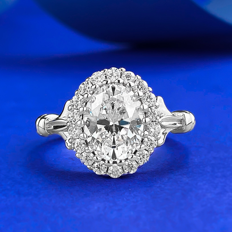 MIKAMU jewelry 1.5 Carat Floral Bouquet Diamond Ring
