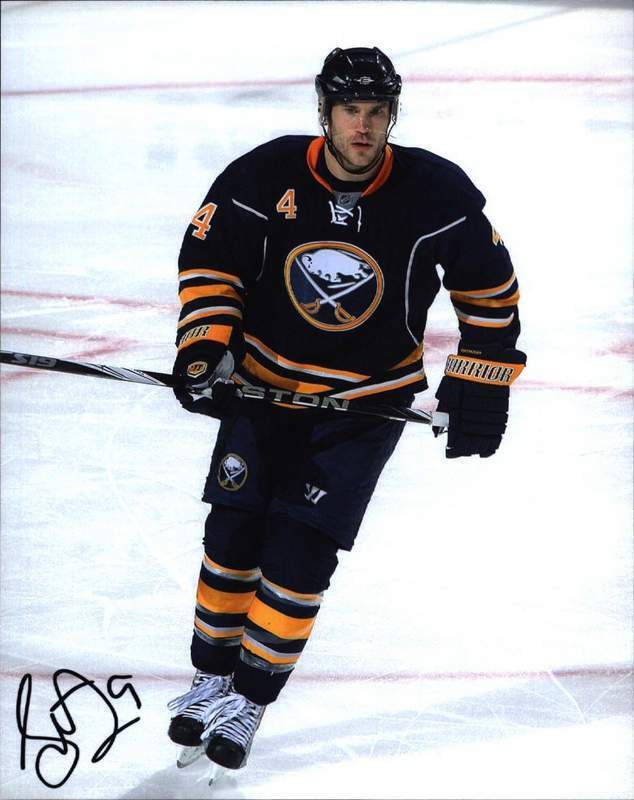 Steve Montador signed NHL hockey 8x10 Photo Poster painting W/Cert Autographed A0008