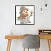 Diamond Painting-DIY Crystal Rhinestone Snowman
