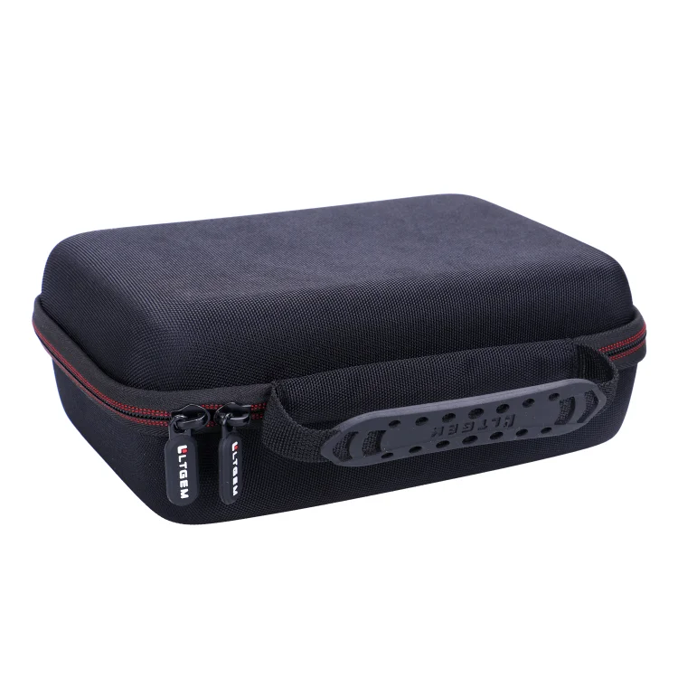 LTGEM Hard Carrying Case for GoPro Hero 10 / 9 / 8 / 7 / 6 / 5 / Hero (2018) or GoPro MAX Waterproof Digital Action Camera, with 4 Moveable Dividers