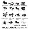 4K Ultra HD Cycling Dash Cam IP65 Waterproof Wearable Action Body Cam Magnetic Thumb Size Pov Camcorder for Cycling/Travel/Pet/Vlogging