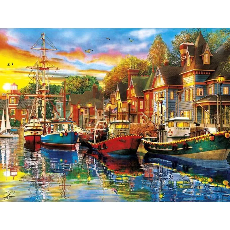 Landscape Paint By Numbers Kits UK For Adult TCR3118