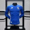 2024-2025 Player Version Italy Home Long Sleeve Football Shirt 1:1 Thai Quality