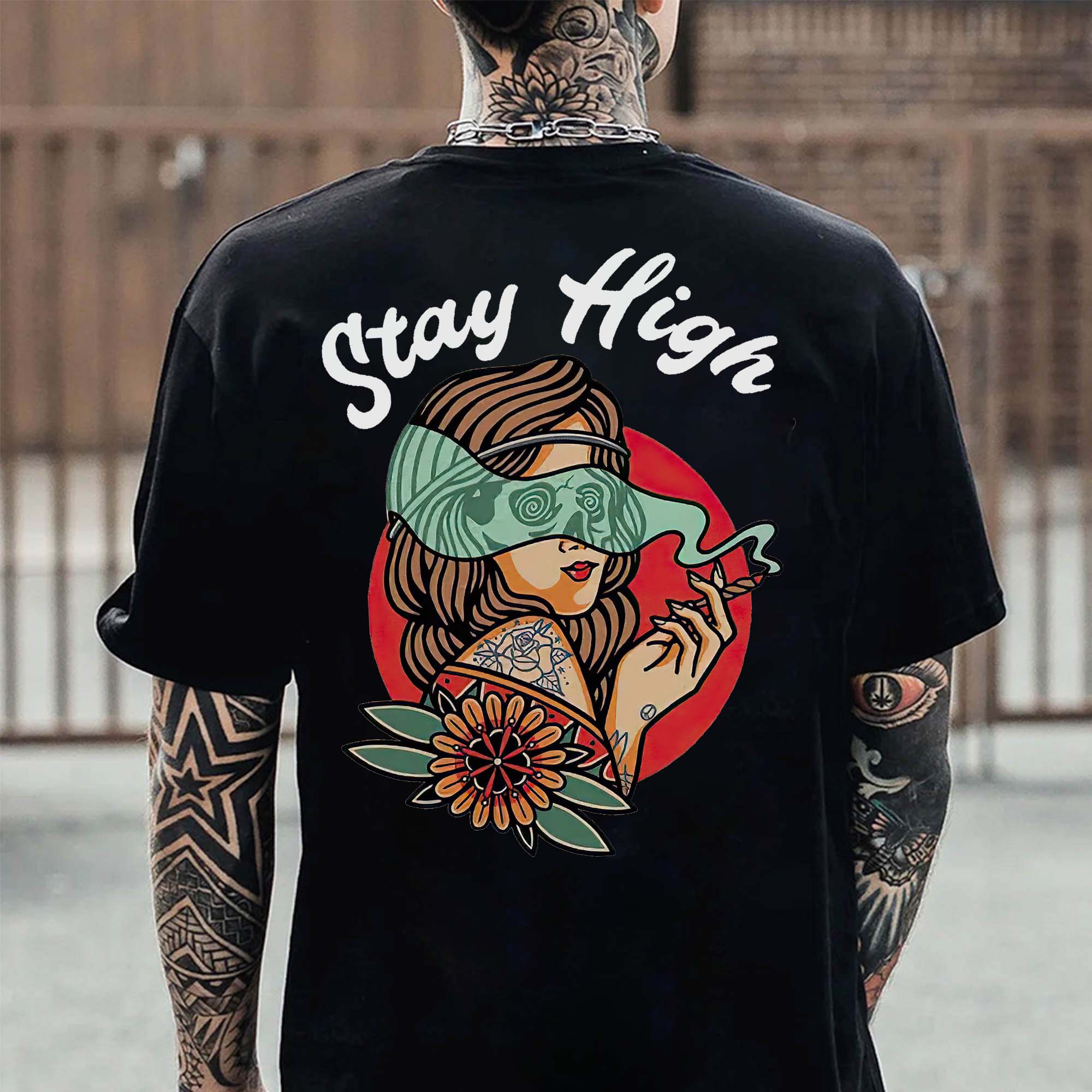 Stay High Printed Men's T-shirt
