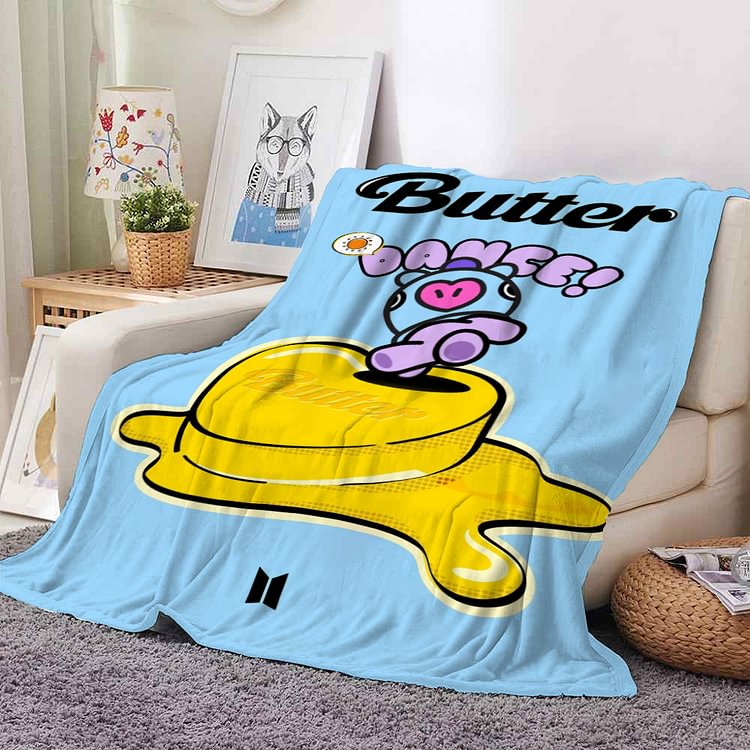 BT21 Cute Flannel Blanket