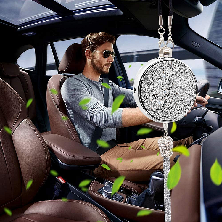 Car Crystal Aromatherapy Pendant