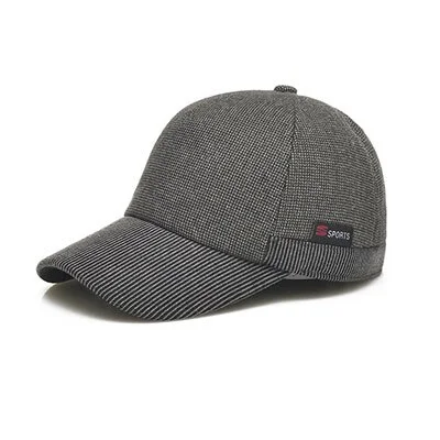 Sport winter hats patchwork men baseball caps ear flaps winter thicken hats snapback cap hats sport Logo 5