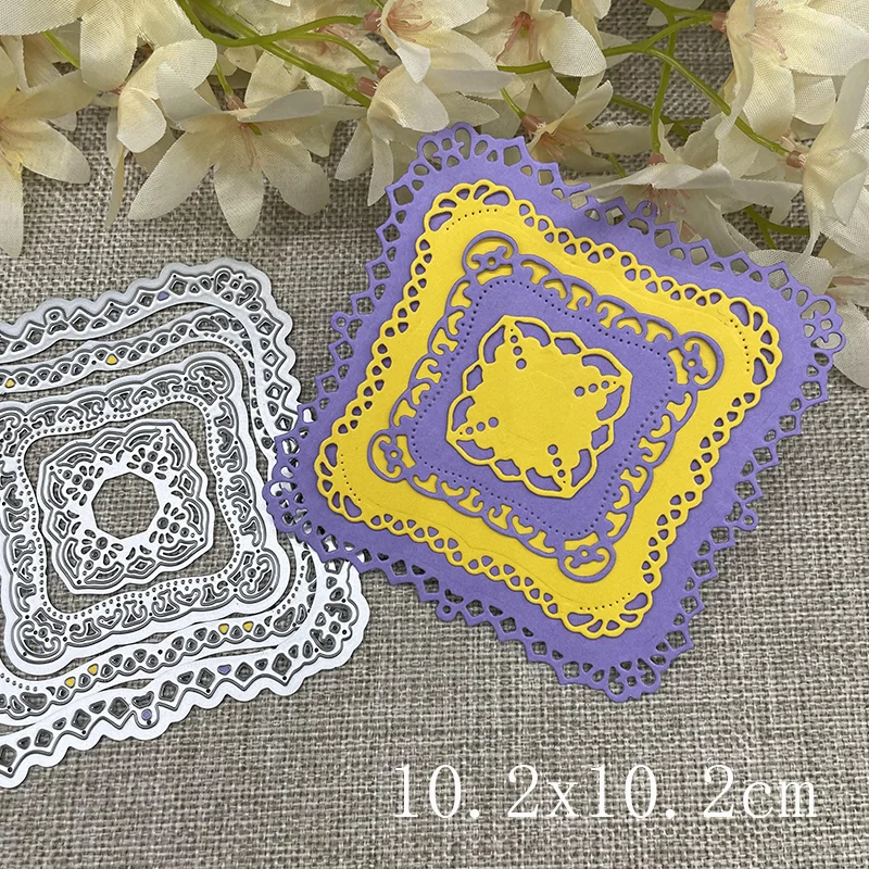 Athvotar frame series Metal Cutting Dies Stencils For DIY Scrapbooking Decorative Handcraft Die Cutting Template Mold