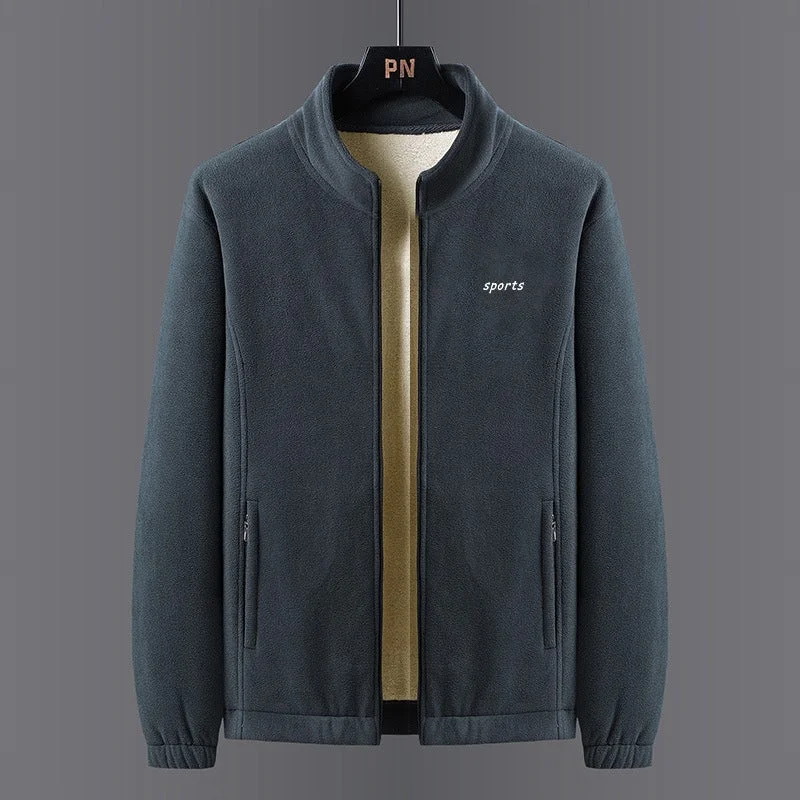 Sherpa Lined Jacket Winter Jacket For Men