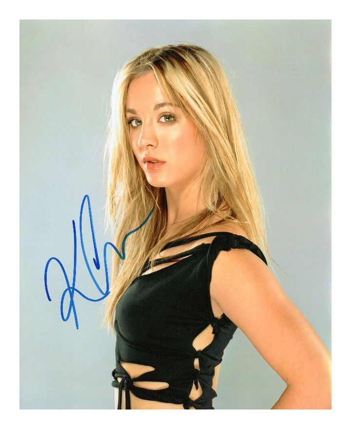 KALEY CUOCO AUTOGRAPHED SIGNED A4 PP POSTER Photo Poster painting PRINT 11