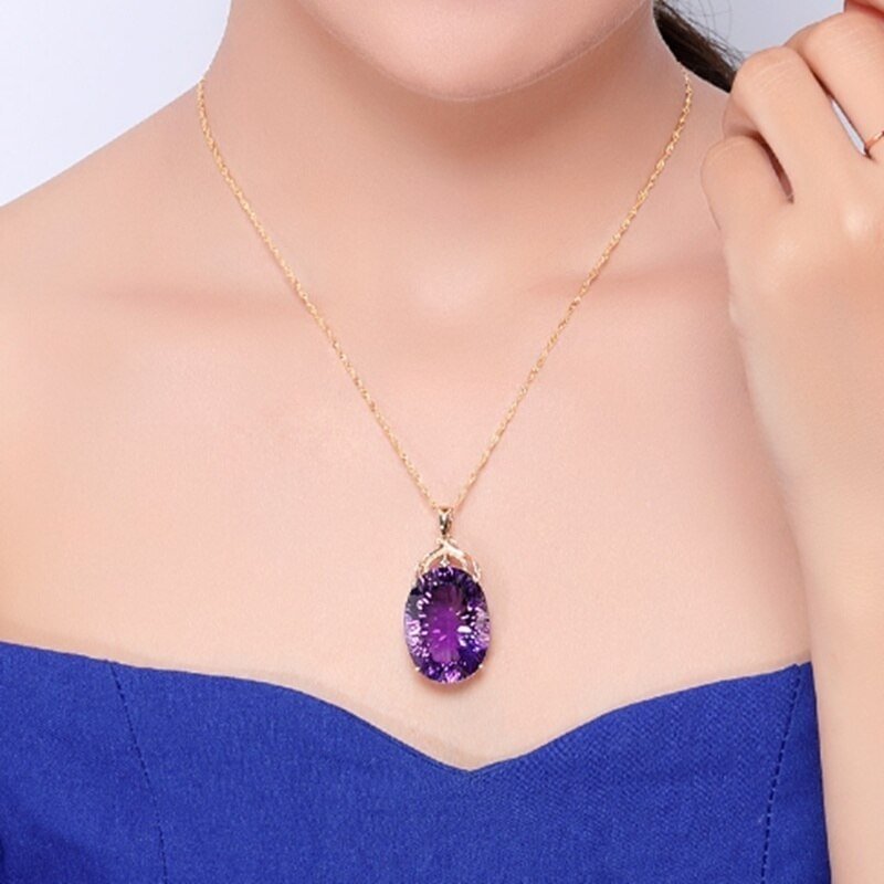 UsmallLifes King Crystal Necklace US Mall Lifes